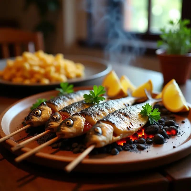 Espetos de Sardinas: Receta Malagueña de Pescado a la Brasa