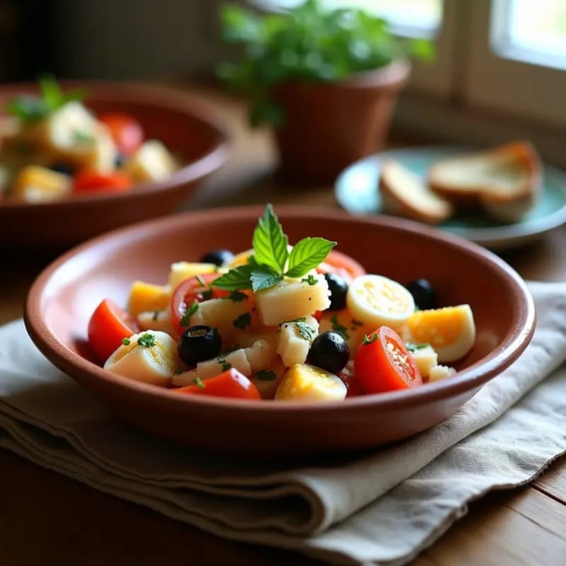 Esqueixada de Bacalao con Tomate y Pimiento: Ensalada Catalana Sin Cocción