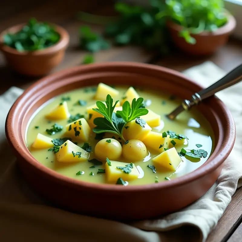 Estofado de Berros y Patatas con Caldo de Aloevera: Receta Detox en Thermomix