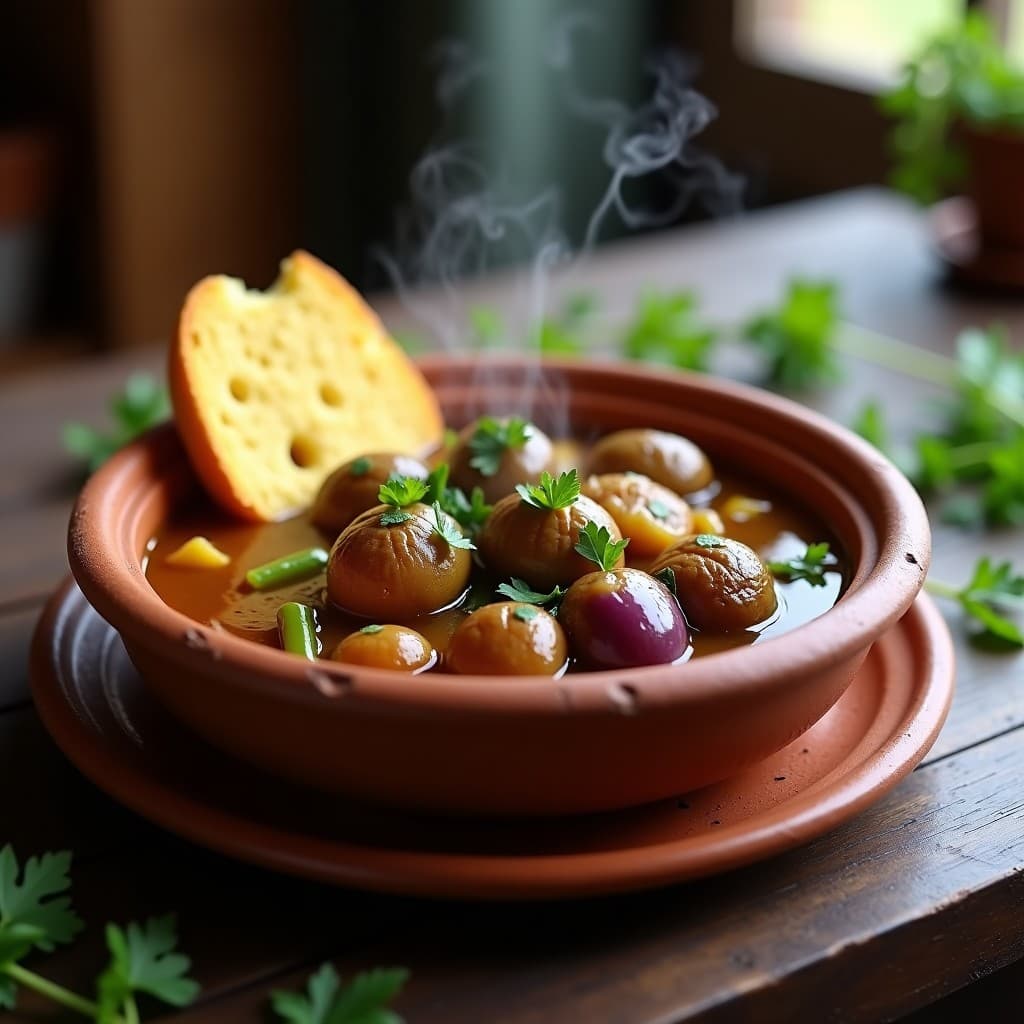 Estofado de Caracoles a la Gallega con Ajo y Perejil: Receta Tradicional Española en Olla Exprés