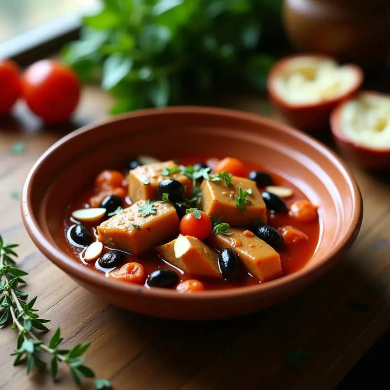 Estofado de Conejo con Aceitunas y Tomates Secos: Receta Maltesa Tradicional en Olla Lenta