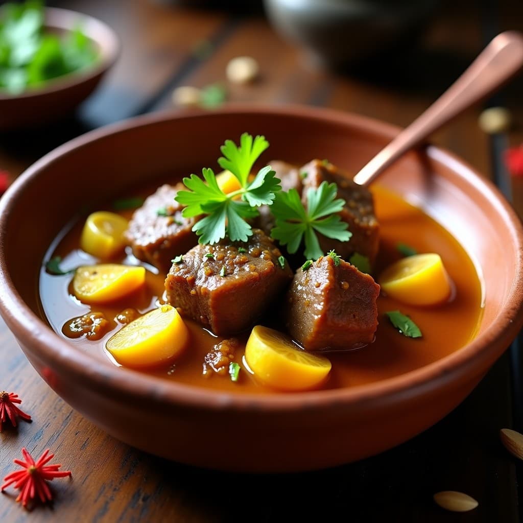 Estofado de Cordero con Alcachofas y Azafrán: Receta en Olla Rápida con Toque Marroquí