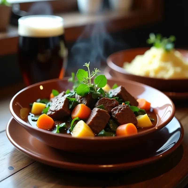 Estofado de Cordero con Berros y Cerveza Negra: Receta Belga de Invierno en Olla Lenta
