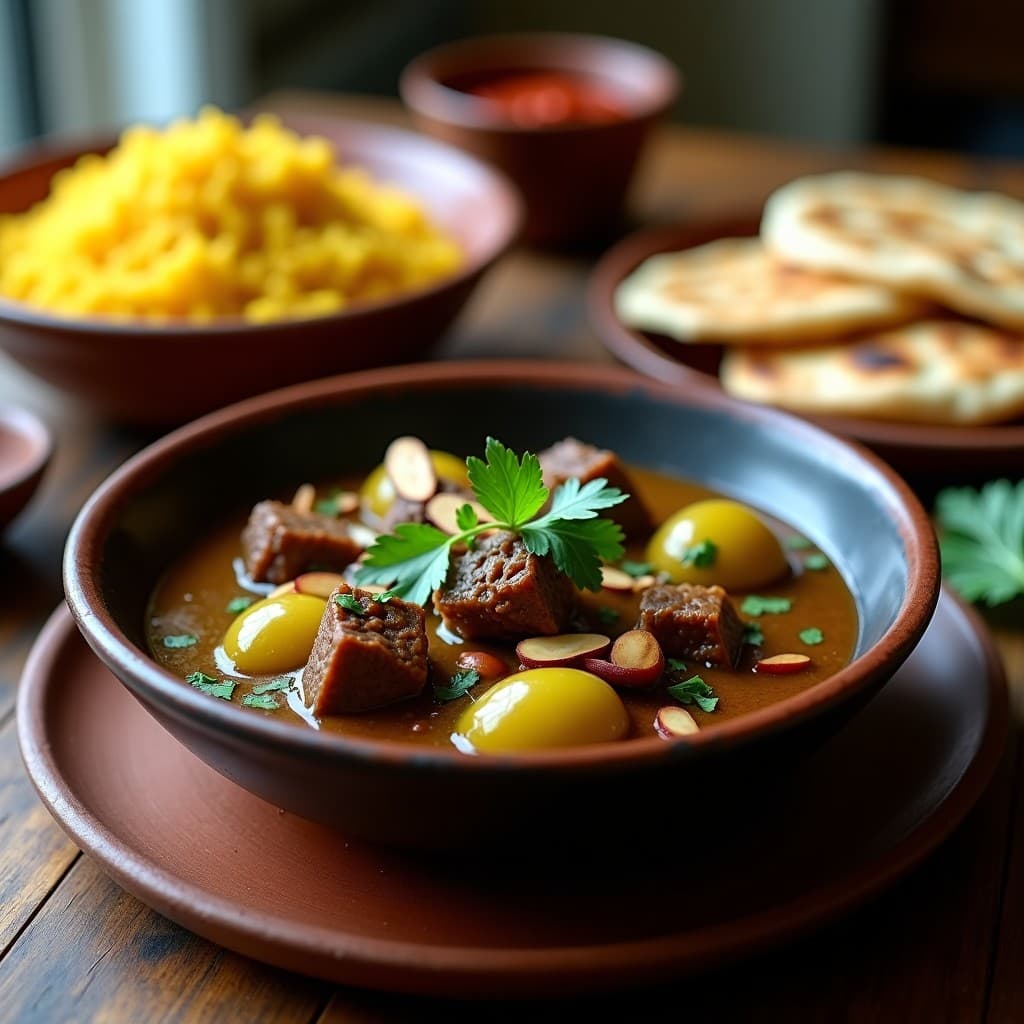 Estofado de Cordero con Ciruelas Verdes y Canela: Receta Persa en Olla Express