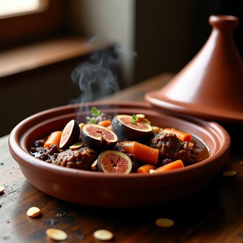 Estofado de Cordero con Higos y Especias Beréber: Receta Marroquí en Thermomix en 40 Minutos