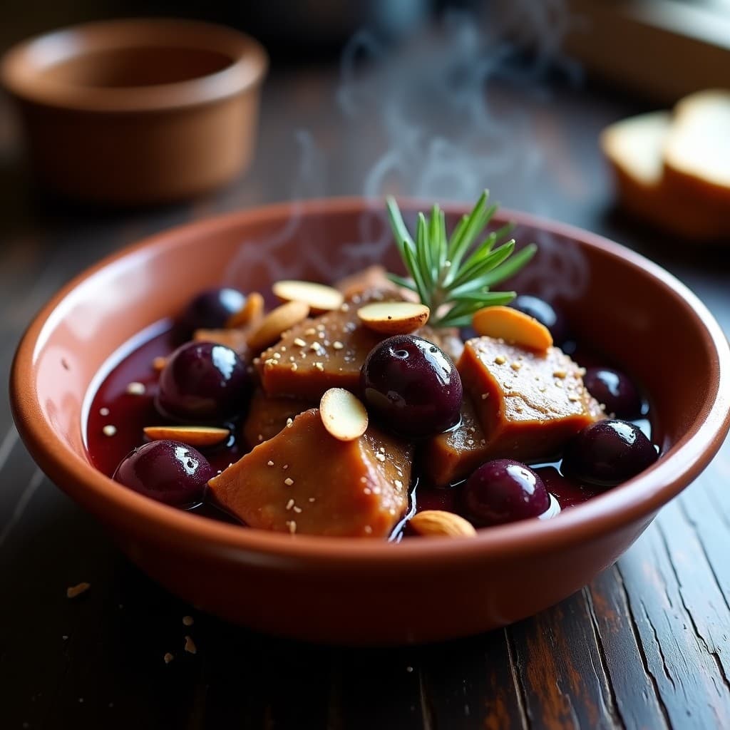Estofado de Garnacha y Ciruelas Pasas: Receta Española de Alta Montaña en Olla Lenta