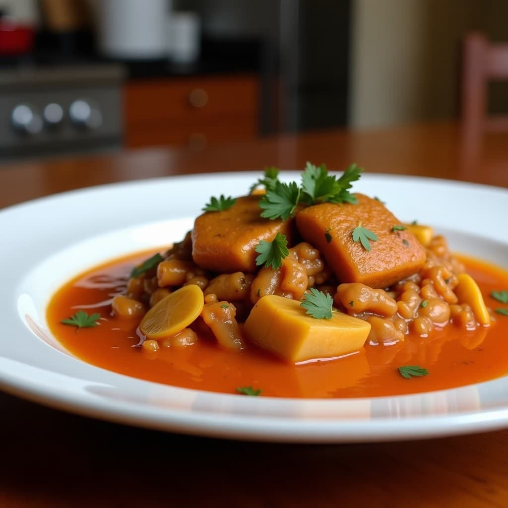 Estofado de Guisantes y Zanahoria con Jengibre: Receta Vegana en Olla Lenta con Especias Tailandesas