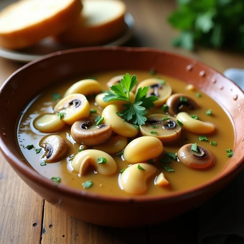Estofado de Hongos Ostra y Alcachofas en Salsa de Vino Blanco: Receta Vegana con Thermomix