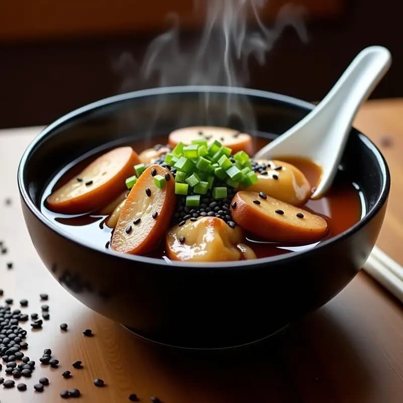 Estofado de Hongos Shimeji y Raíces de Loto con Salsa Teriyaki: Receta Japonesa en Olla Exprés