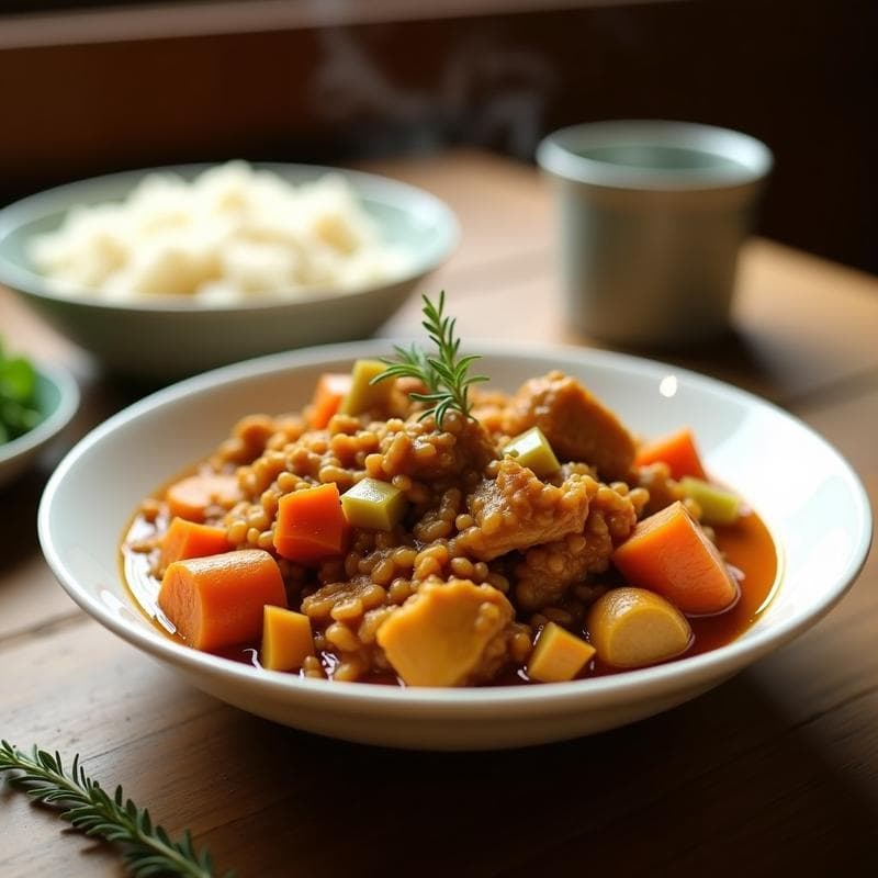 Estofado de Jackfruit en Salsa de Mostaza y Miel: Receta Vegana para Tupper