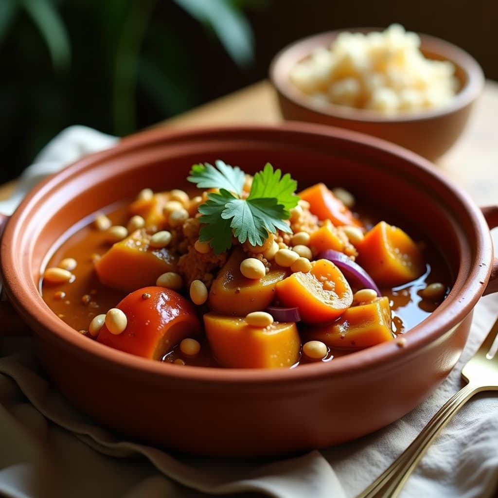 Estofado de Jackfruit en Salsa de Cacahuete y Tamarindo: Receta Vegana de Inspiración Africana