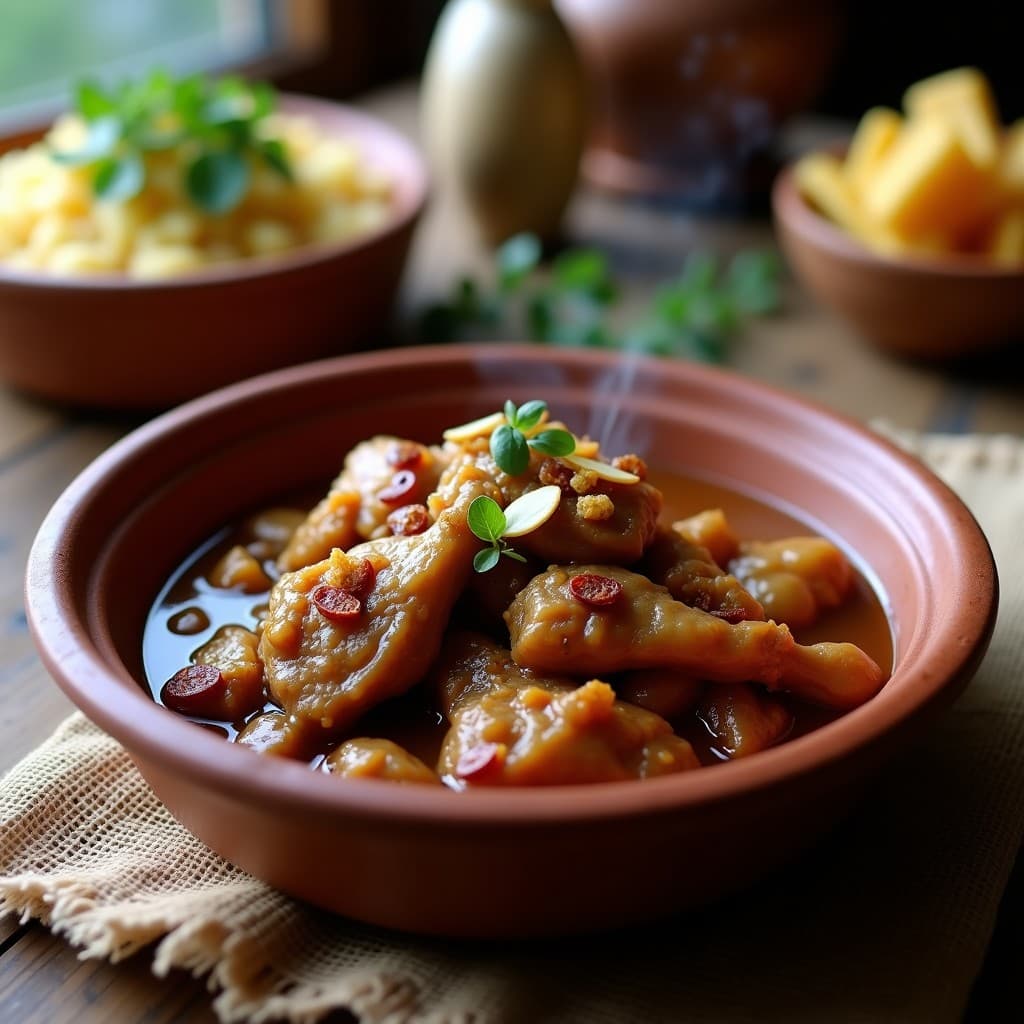 Estofado de Pollo con Café y Especias Arobi: Receta Yemení en Olla Exprés
