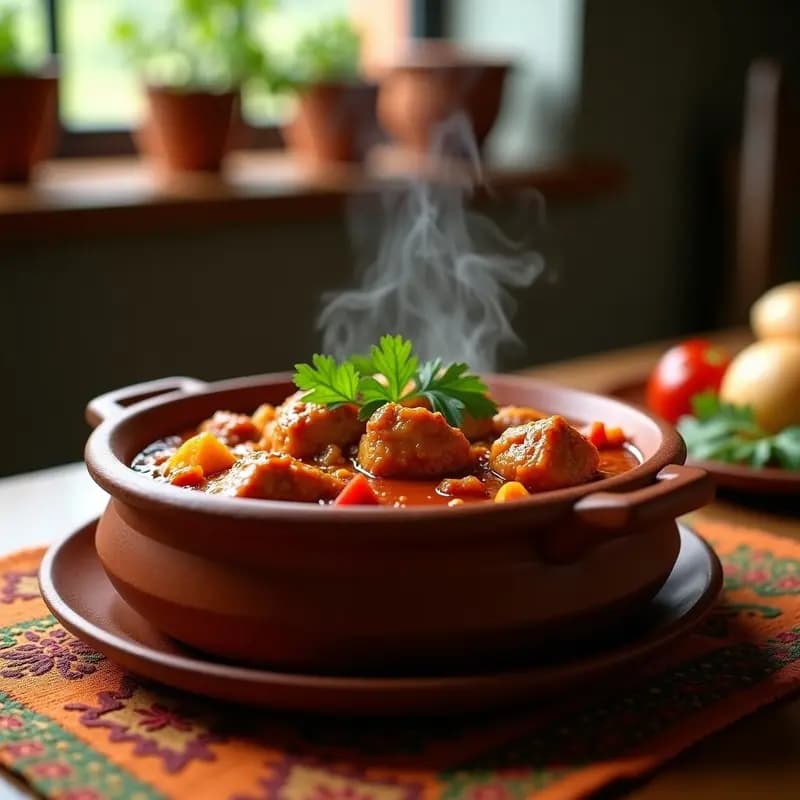 Estofado de Pollo al Estilo Etíope con Berbere: Receta Africana Picante y Aromática