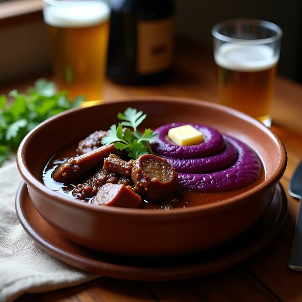 Estofado de Rabo de Buey con Cerveza Negra y Puré de Ñame: Receta Colombiana en Olla Lenta