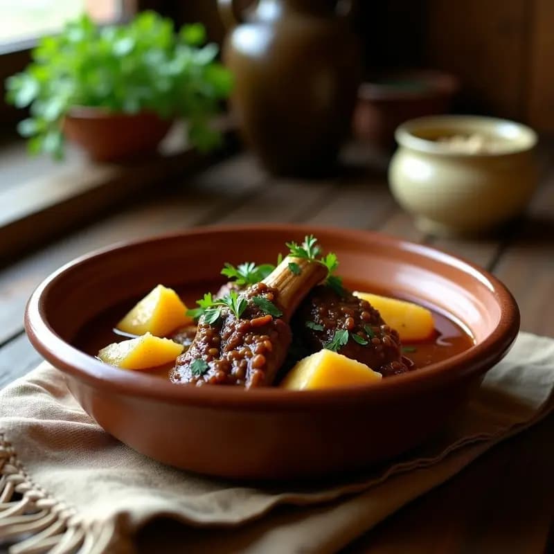 Estofado de Rabo de Torro con Patatas: Receta Andaluza de Cuchara en Olla Lenta