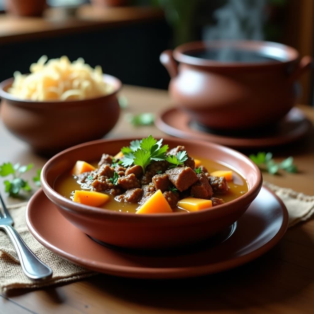 Estofado de Raíces Andinas con Carne de Res: Receta Colombiana en Olla Lenta