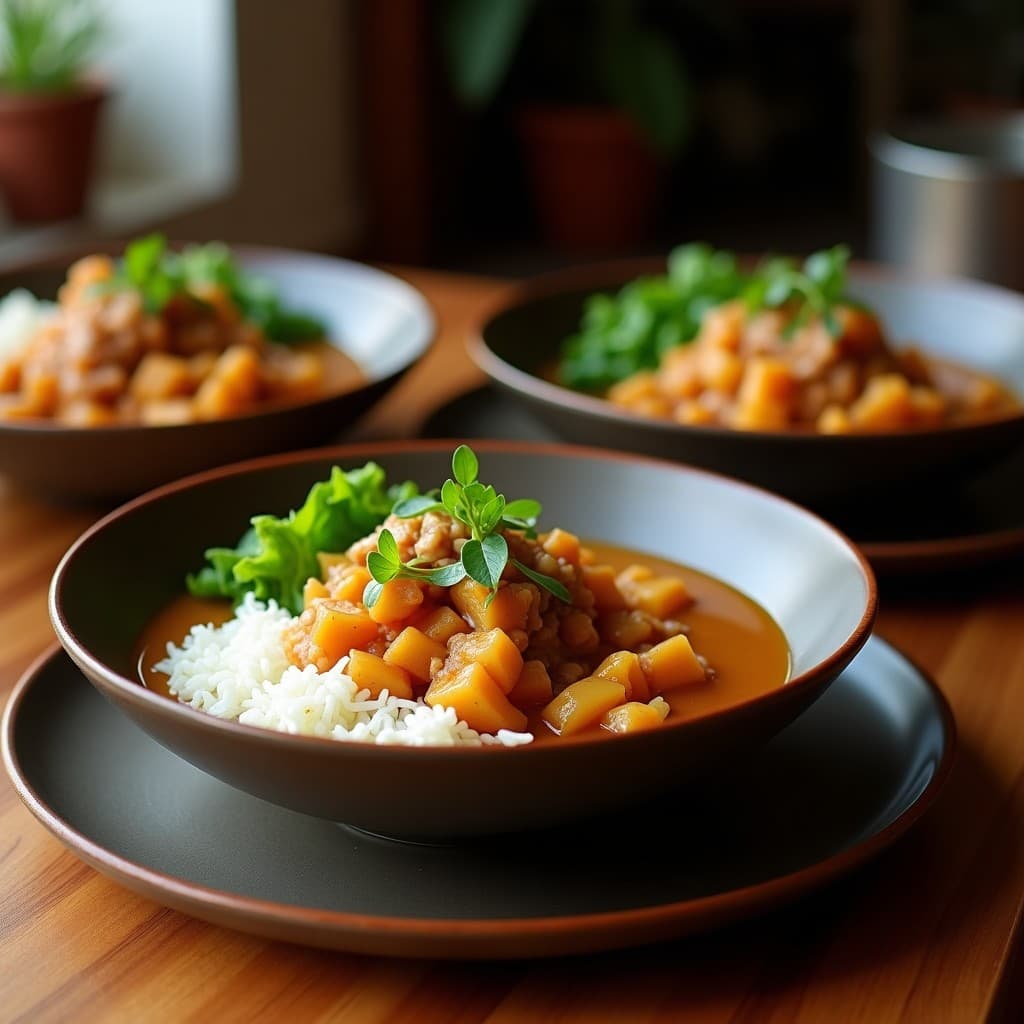Estofado de Raíz de Loto y Carnes Vegetales de Seitán: Receta Buda Bowls China en Olla Lenta