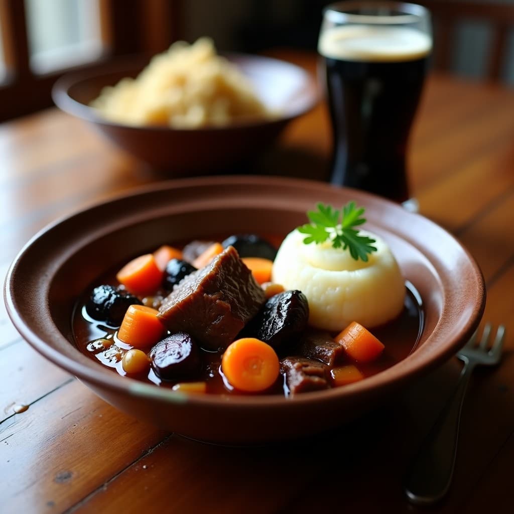 Estofado de Ternera con Cerveza Negra y Ciruelas: Receta Belga en Olla Rápida con Toque Dulce