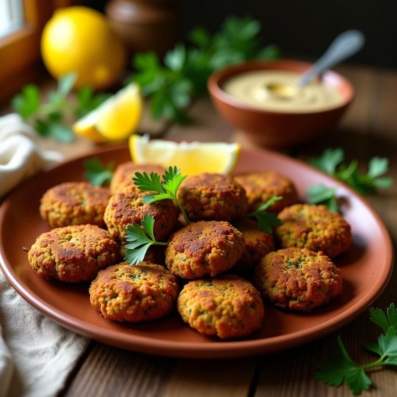 Falafel Crujiente al Zaatar: Receta en Airfryer Sin Aceite y Alta en Proteína