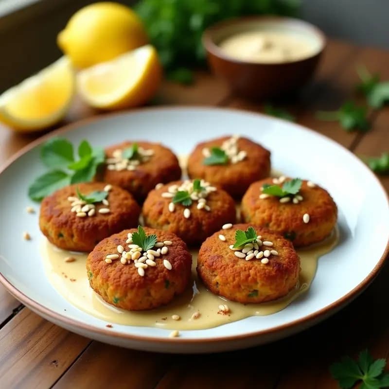 Falafel de Habas con Hierbas Frescas: Croquetas Egipcias en Airfryer sin Aceite