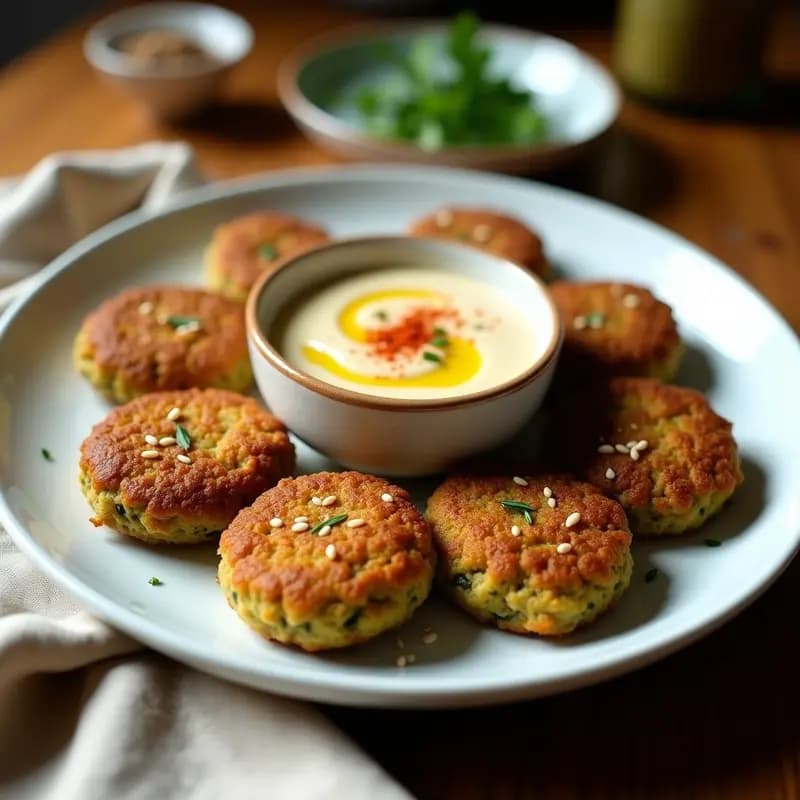 Falafel de Habas y Alcachofas al Horno: Entrante Egipcio Crujiente y Sin Gluten