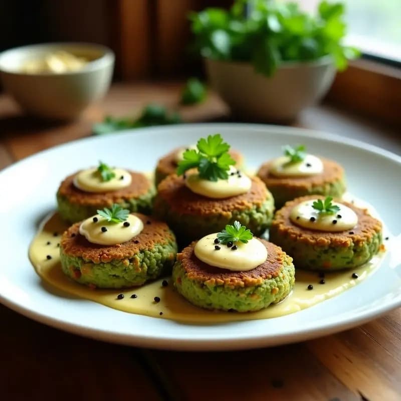 Falafel de Habas Verdes y Cilantro: Hamburguesas Egipcias en Thermomix Sin Harina