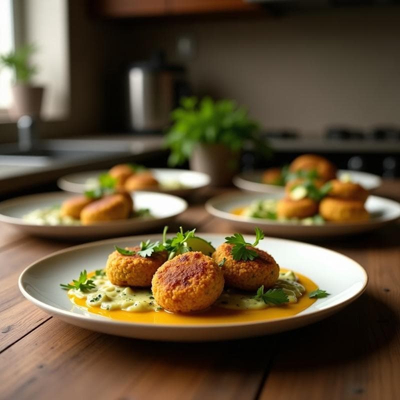 Falafel de Habas con Comino y Limón Confitado: Receta Libanesa en Airfryer y Sin Gluten