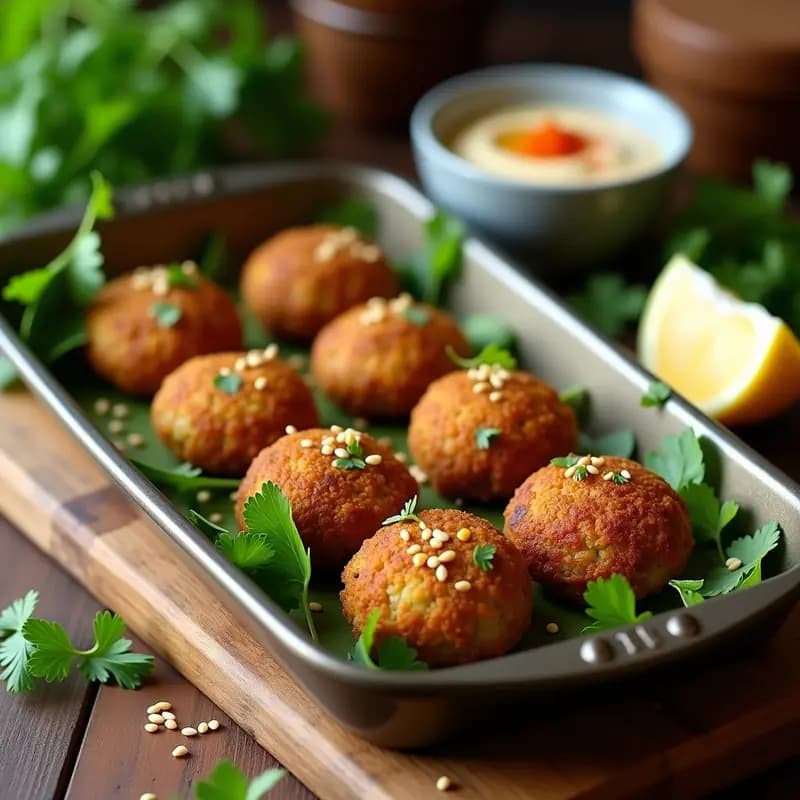 Falafel de Habas con Comino y Perejil: Receta Árabe en Thermomix Sin Freír