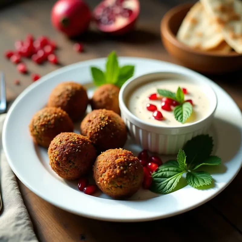 Falafel de Habas Negras al Horno: Receta Egypto-Libanesa Crujiente y Sin Aceite en Airfryer