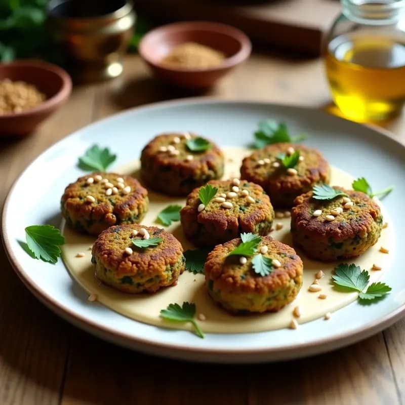 Falafel de Habas Negras y Espinacas: Receta Egipcia Keto y Sin Gluten en Thermomix