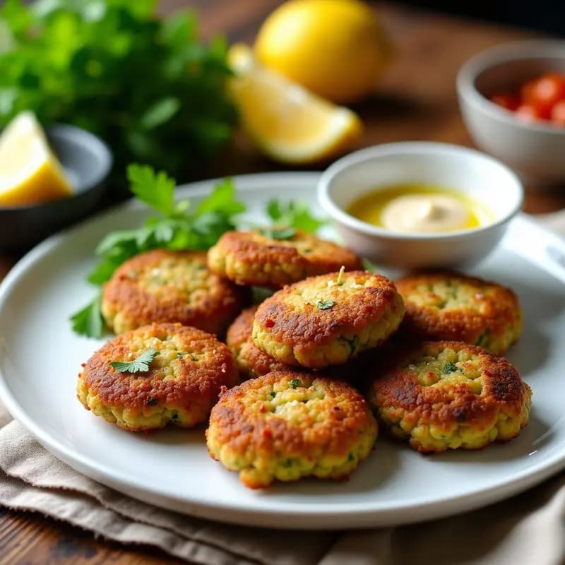 Falafel de Habas Tiernas y Hierbas Frescas: Receta de Oriente Medio en Airfryer