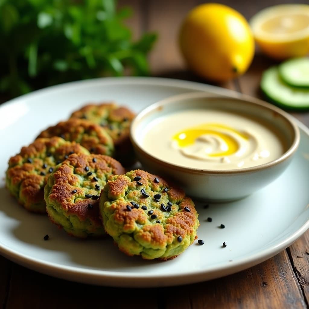 Falafel de Habas Verdes en Airfryer: Aperitivo Libanés Crujiente y Sin Harina