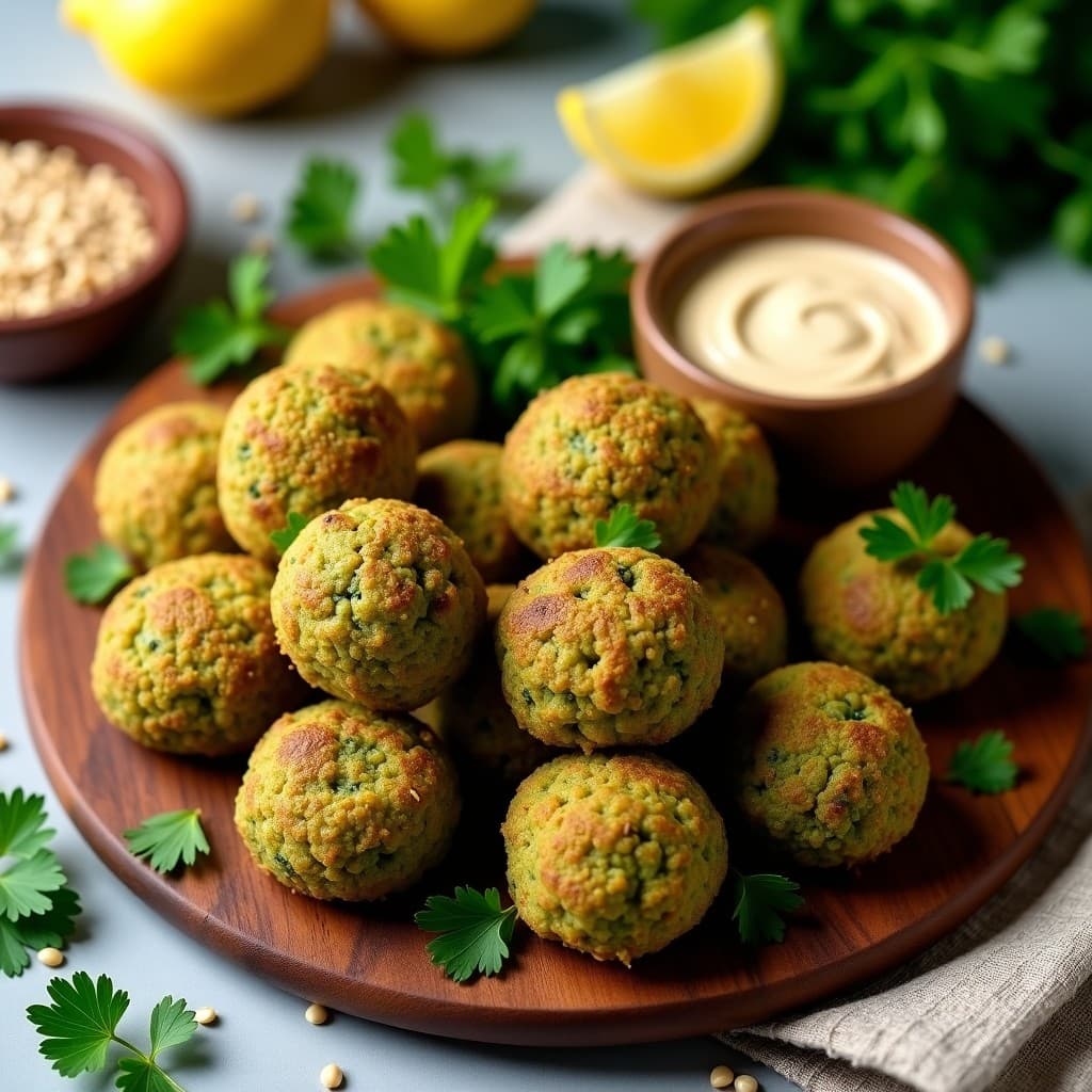 Falafel de Habas Verdes y Perejil: Receta Libanesa Crudivegana en Deshidratador