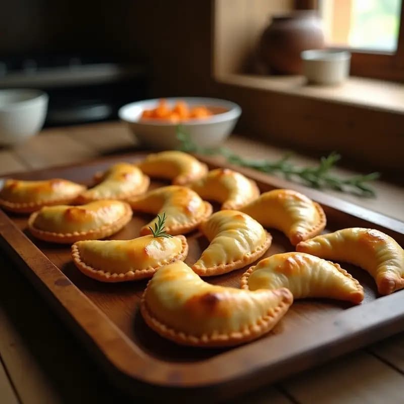Falorejas Argentinas de Calabaza y Queso Tybo: Empanadas Horneadas sin TACC