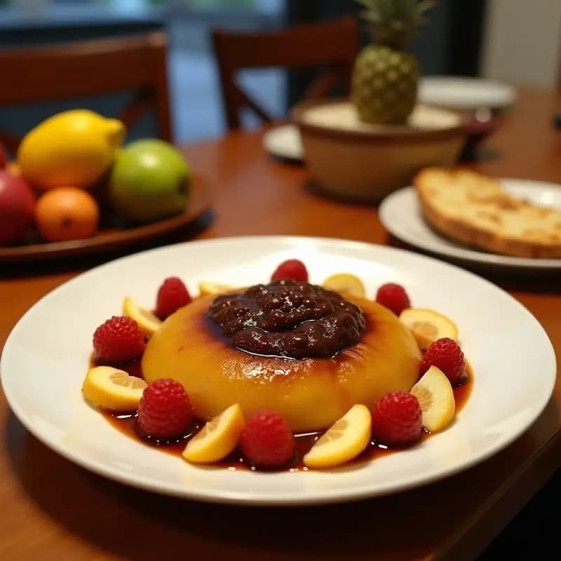 Fantán de Frutas con Salsa de Chocolate y Naranja: Postre Chino Vegano para Impresionar