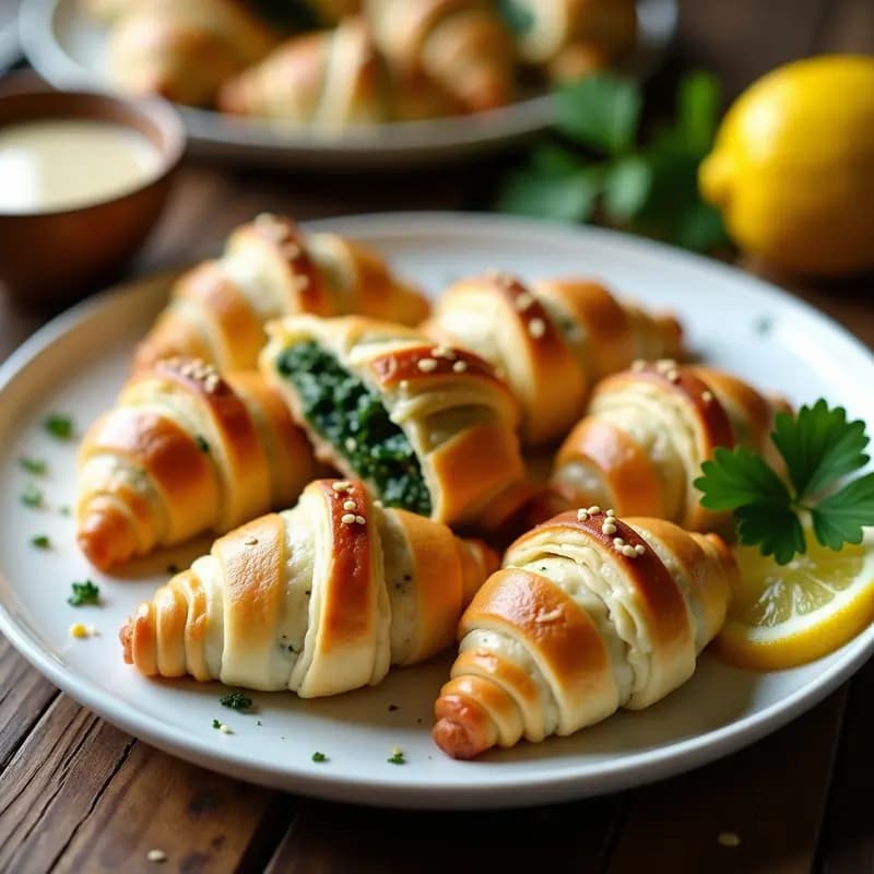 Fatayer de Espinacas y Limón: Empanadillas Líbanas Veganas en Airfryer