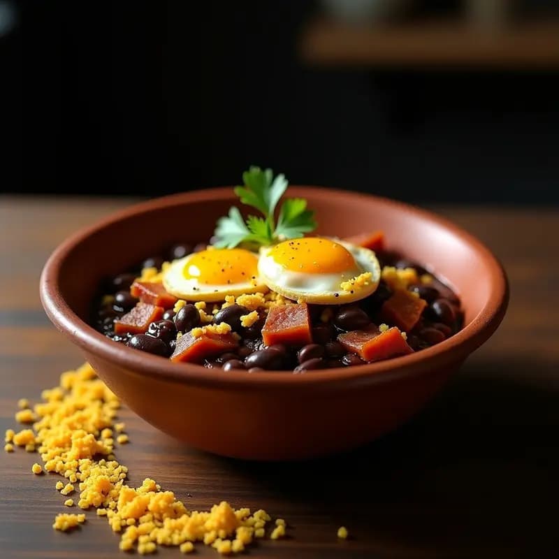 Feijão Tropeiro con Farofa de Maíz: Receta Brasileña Tradicional en 30 Minutos