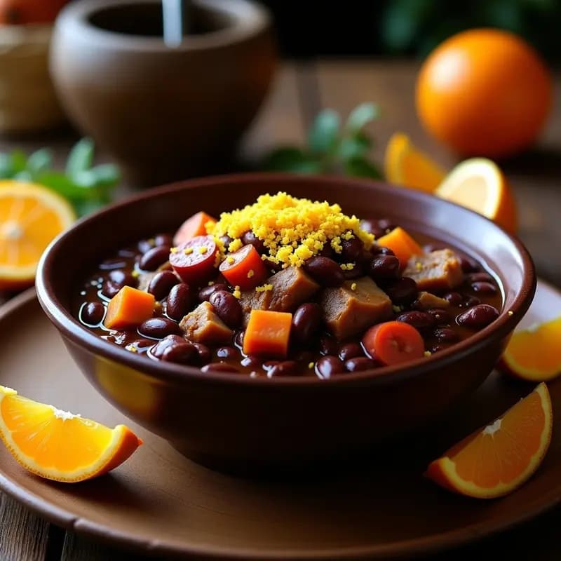 Feijoada Brasileira con Carne de Cerdo: Receta Tradicional en Olla a Presión