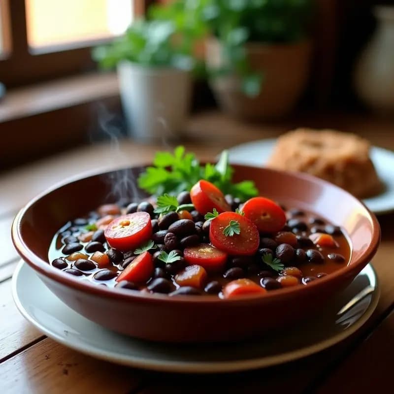 Feijoada Brasileira con Chorizo Vegano: Receta en Olla Rápida y Alta en Fibra