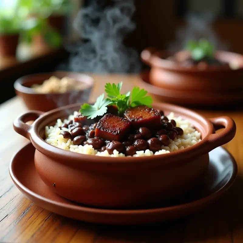Feijoada Brasileira con Costillas de Cerdo y Arroz: Receta para Fines de Semana