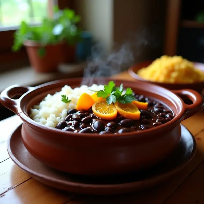 Feijoada Brasileira con Frijoles Negros y Naranjas: Receta Tradicional Alta en Fibra