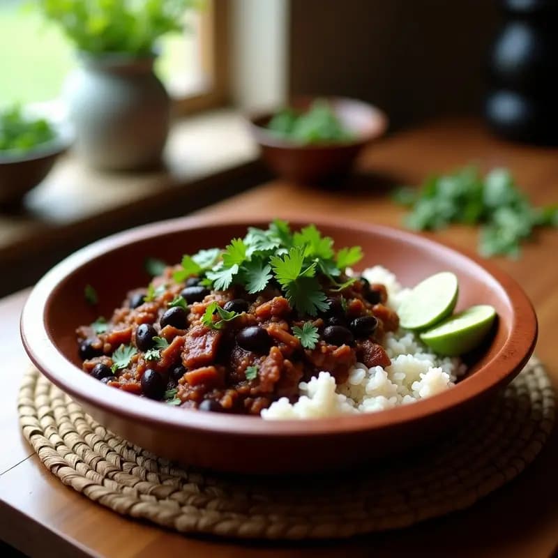 Feijoada Brasileira con Jackfruit y Arroz Blanco: Receta Vegana y Reconfortante