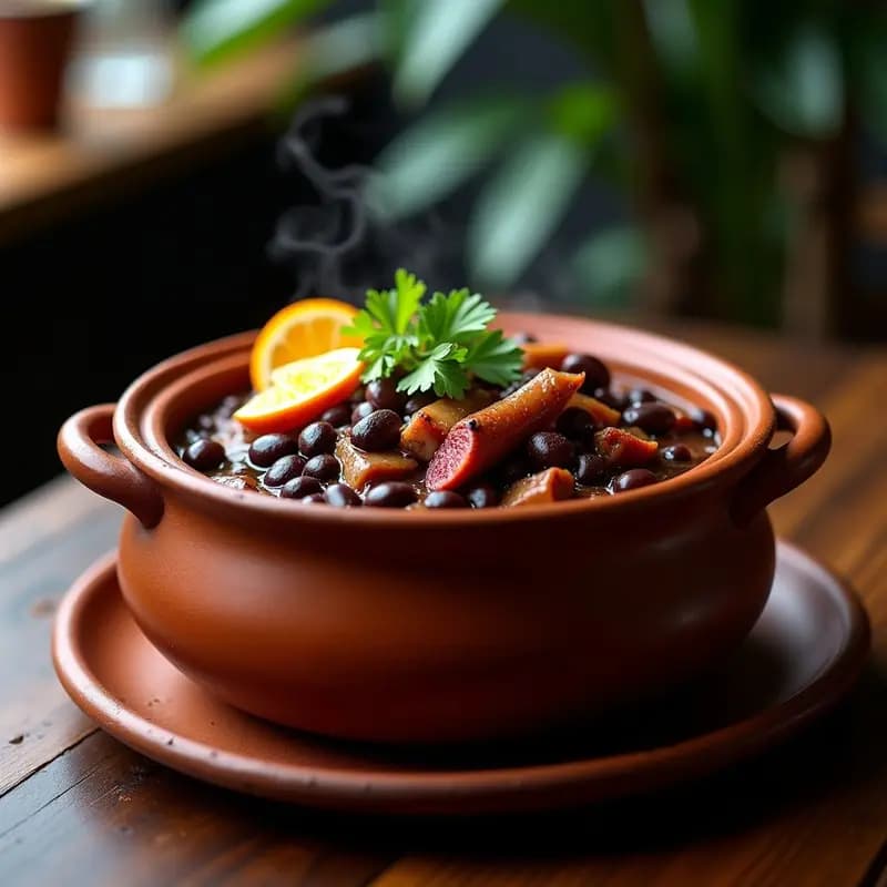 Feijoada Brasilera con Carne de Cerdo: Estofado Tradicional Alto en Proteína