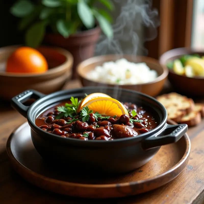 Feijoada Brasileña con Carne de Sol: Estofado Tradicional en Olla Express