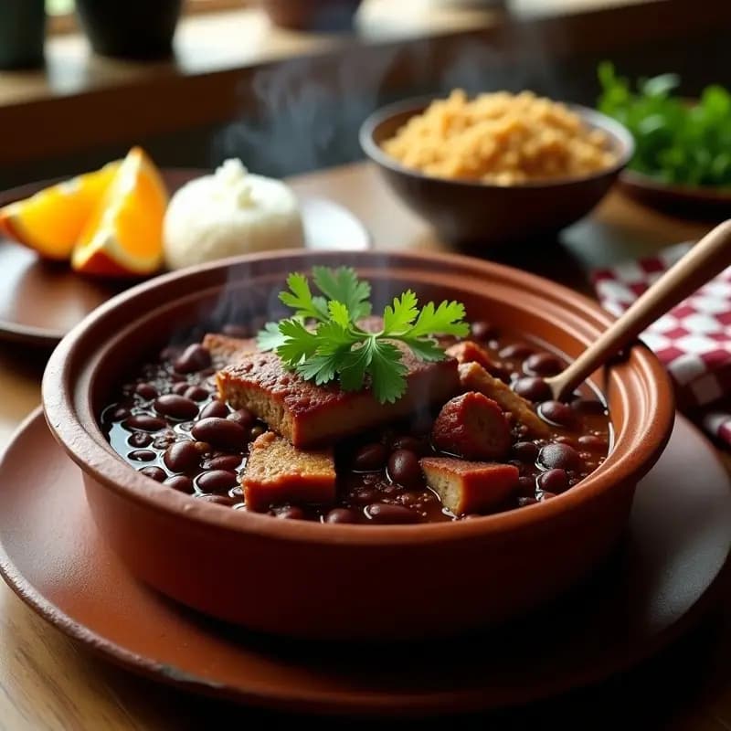 Feijoada Brasileña con Carne de Cerdo: Receta de Comfort Food para Compartir