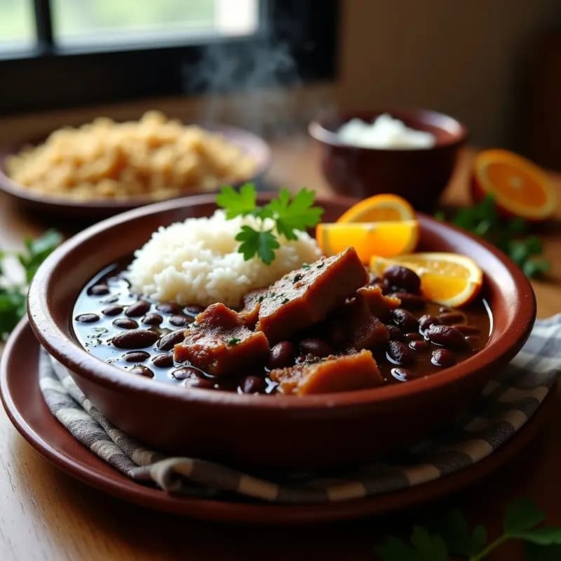 Feijoada Brasileña con Costilla y Naranjas: Receta Contundente para Días Fríos