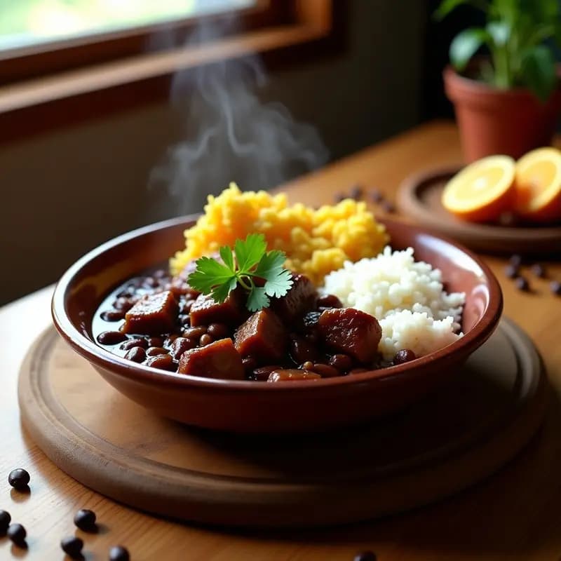 Feijoada Brasileña con Costillas de Cerdo: Receta de Olla Exprés y Alta en Proteína