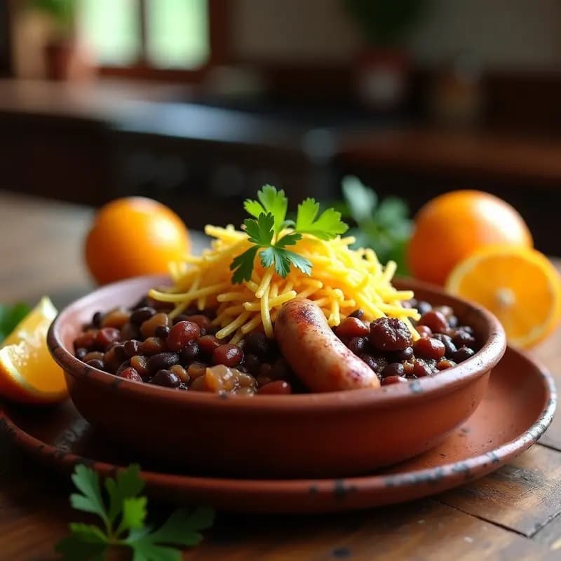 Feijoada Brasileña con Farofa de Yuca: Receta Completa en Olla Exprés