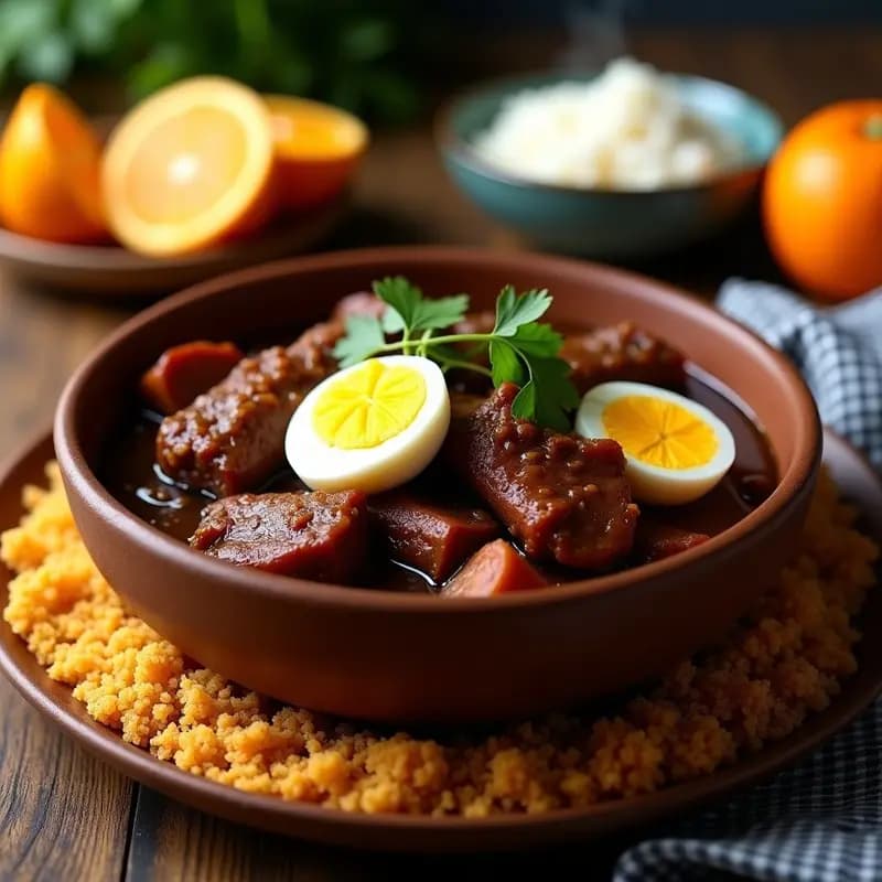 Feijoada de Cerdo con Farofa Crujiente: Receta Brasilera Tradicional en Olla Exprés