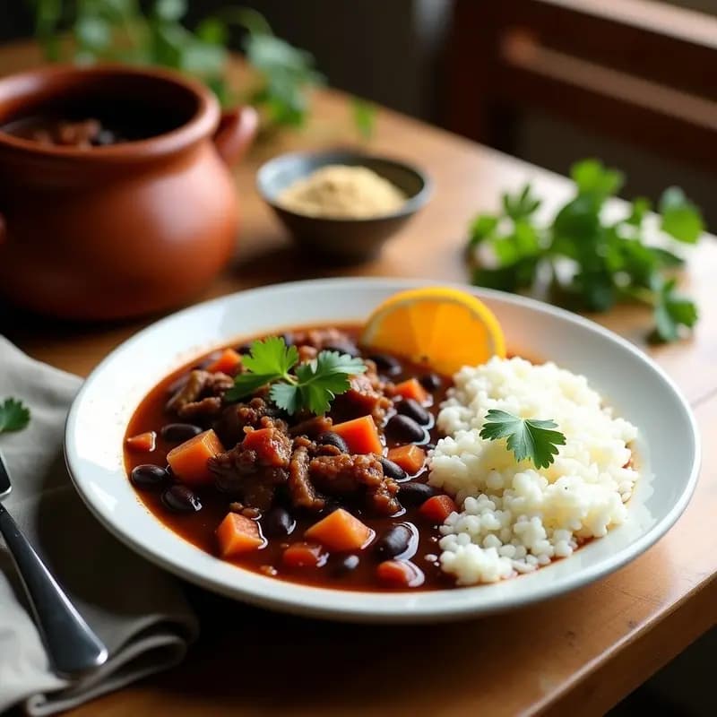 Feijoada Brasilera con Jackfruit: Receta Vegana de Black Bean Stew en 45 Minutos